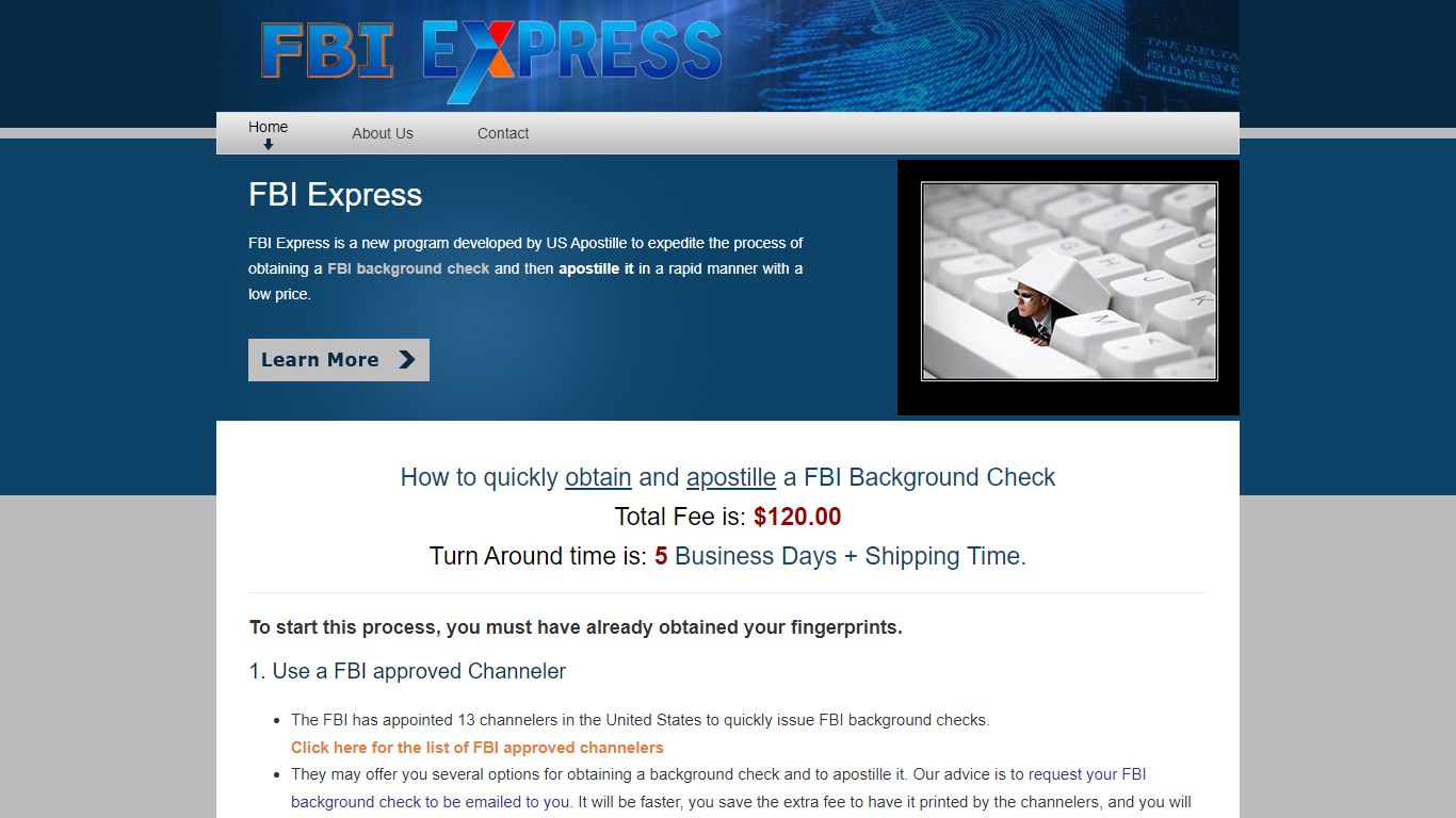 FBI background check apostille | FBI Express